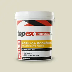 Qualyvinil - Tinta Acrílica Fosco Pro 1000 Econômica 20L Branco Gelo