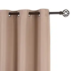 Just Home Collection - Cortina Sunout 145x250cm Café Claro