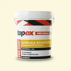 Qualyvinil - Tinta Acrílica Fosco Pro 1000 Econômica 20L Palha