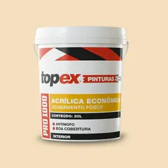 Qualyvinil - Tinta Acrílica Fosco Pro 1000 Econômica 20L Areia