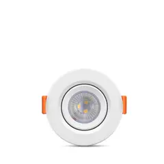 Elgin - Luminária Ecospot Led Redonda 5W MR16 3000K Bivolt Elgin