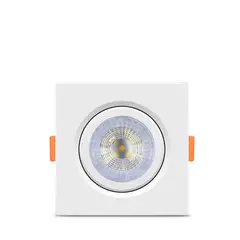 Elgin - Luminária Ecospot Led Quadrada 5W MR16 3000K Bivolt