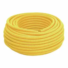 Tigre - Eletroduto Corrugado PVC Flexível 1/2" 20mm x 25 metros Amarelo