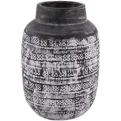 Just Home Collection - Vaso Flor Cerâmica Kata 17x25cm