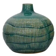 Just Home Collection - Vaso Flor Cerâmica Kaula 17x16cm