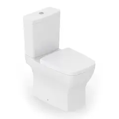 undefined - Kit Completo Boss Bacia com Caixa + Assento e Fixação Branco Fosco