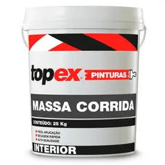 Topex - Massa Corrida 25kg Branco