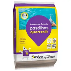 Quartzolit - Argamassa para Pastilha Externo 5kg Branco