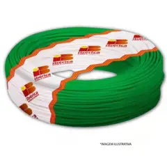 Ibérica - Cabo Flexível 4mm2 Verde Rolo 100 Metros