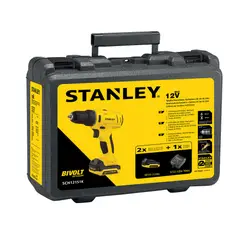 Stanley - Parafusadeira e Furadeira de Impacto com 1 Bateria e Maleta