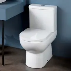 Icasa - Kit Bacia com Caixa Acoplada Vesúvio e Itens de Instalação 85x47x43cm Branco