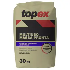 Topex - Massa Pronta Multiuso 30kg Cinza