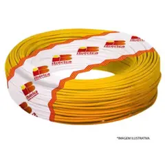 Ibérica - Cabo Flexível 6mm2 Amarelo Rolo 50M