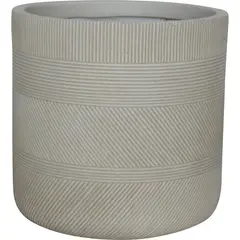 Just Home Collection - Vaso de Fibra Line Sand G