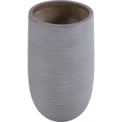 Just Home Collection - Vaso de Fibra Alto Taupe