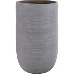 Just Home Collection - Vaso de Fibra Alto Taupe