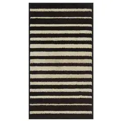 Just Home Collection - Tapete Carrera Rayas 133X190 Preto