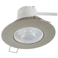 Dairu - Spot de Embutir Redondo Preto 5,5W 3000K