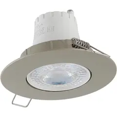 Dairu - Spot de Embutir Redondo cetim niquelado 5,5W 6500K