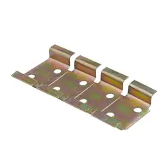 Halux - Suporte Metal Bicrom para 4 Disjuntores Din DIJ004S