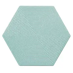 Portinari - Revestimento Love Hexa BL Brilhante Retificado 17,44x17,44cm Azul
