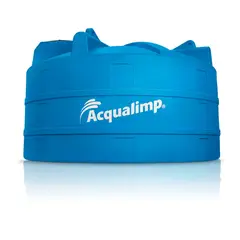 Acqualimp - Caixa De Água 5.000L Polietileno Tampa Rosca Azul