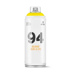 Montana - Tinta Spray 94 Rv1021 Amarelo Claro Fosco
