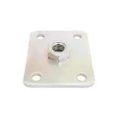 IT Ferragens Inteligentes - Placa com Porca Fixa M10 50x60x3 Aço Galvanizado