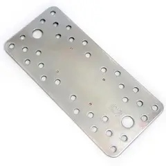 IT Ferragens Inteligentes - Placa de Junção Pesada Reta 90x200x3mm Aço Galvanizada