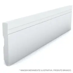 Holztek - Rodape 593 Frisado Bco 240X7X1,3