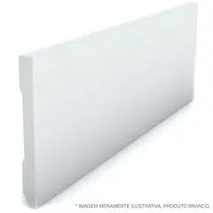 Holztek - Rodape 590 Liso Bco 240X10X1,3