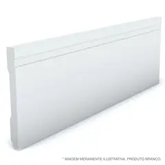 Holztek - Rodape 594 Frisad Bco 240X10X1,3