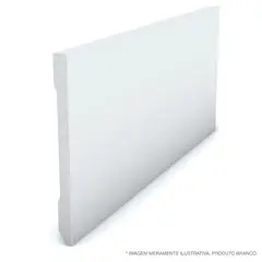 Holztek - Rodape 591 Liso Bco 240X13X1,3