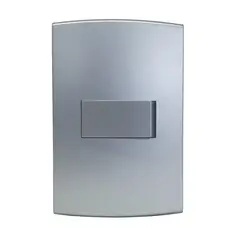 Alumbra - Conjunto Interruptor Simples 4X2 10A Halux Deluxe Prata