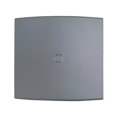Alumbra - Placa Com Suporte Cega Halux Deluxe Grafite 4X4