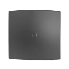 Alumbra - Placa Com Suporte Cega Halux Deluxe Preto 4X4