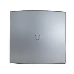 Alumbra - Placa Com Suporte Cega Halux Deluxe Prata 4X4