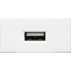 Halux Deluxe - Módulo Carregador Usb 2A Branca Bivolt