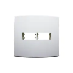 Halux Deluxe - Placa Com Suporte Branca 4X4 2 Postos