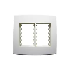 Halux Deluxe - Placa Com Suporte Branca 4X4 6 Postos
