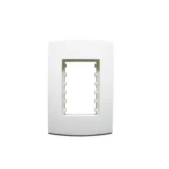 Halux Deluxe - Placa Com Suporte Branca 4X2 3 Postos