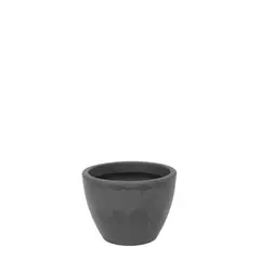 Vasart - Vaso Verona Baixo 30x22cm Antique Preto