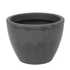 Vasart - Vaso Verona Baixo 30x22cm Antique Preto