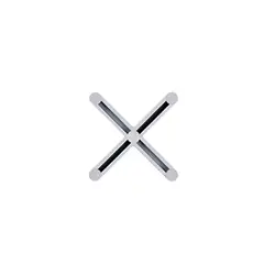 Cortag - Espaçador Fixo Juntafixa, Cinza, 3mm