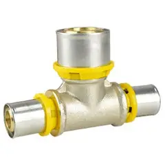 undefined - TE para Gás Redução 20x20x16mm Metálica Amanco