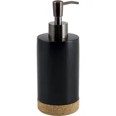 Just Home Collection - Porta Sabonete Liquido Resina Cortica Preto