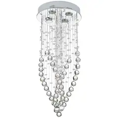 Just Home Collection - Lumináriainária Pendente Lluvia Cristal 4l Gu10