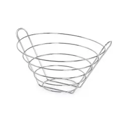 Passerini - Aramado para Frutas de Mesa Redondo Cromado 17x30x32cm