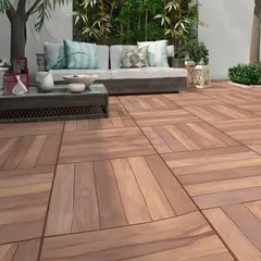 Holztek - Piso Cerâmico Garden Plus Ad 62x62cm Caixa 2,32m² Marrom