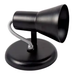 ARS Iluminação - Spot 1 Lâmpada Sino Alumínio Preto